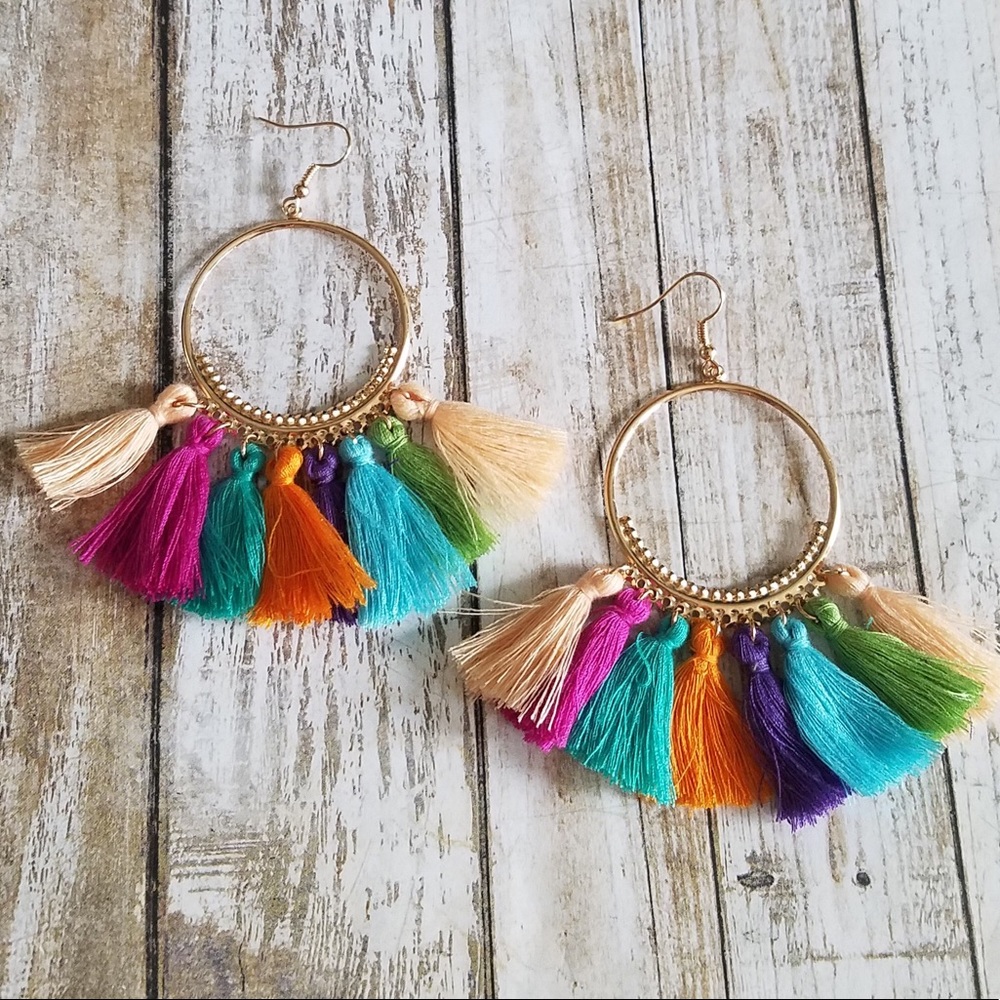 🌞SUMMER SALE🌞 Multicolor  tassel earrings